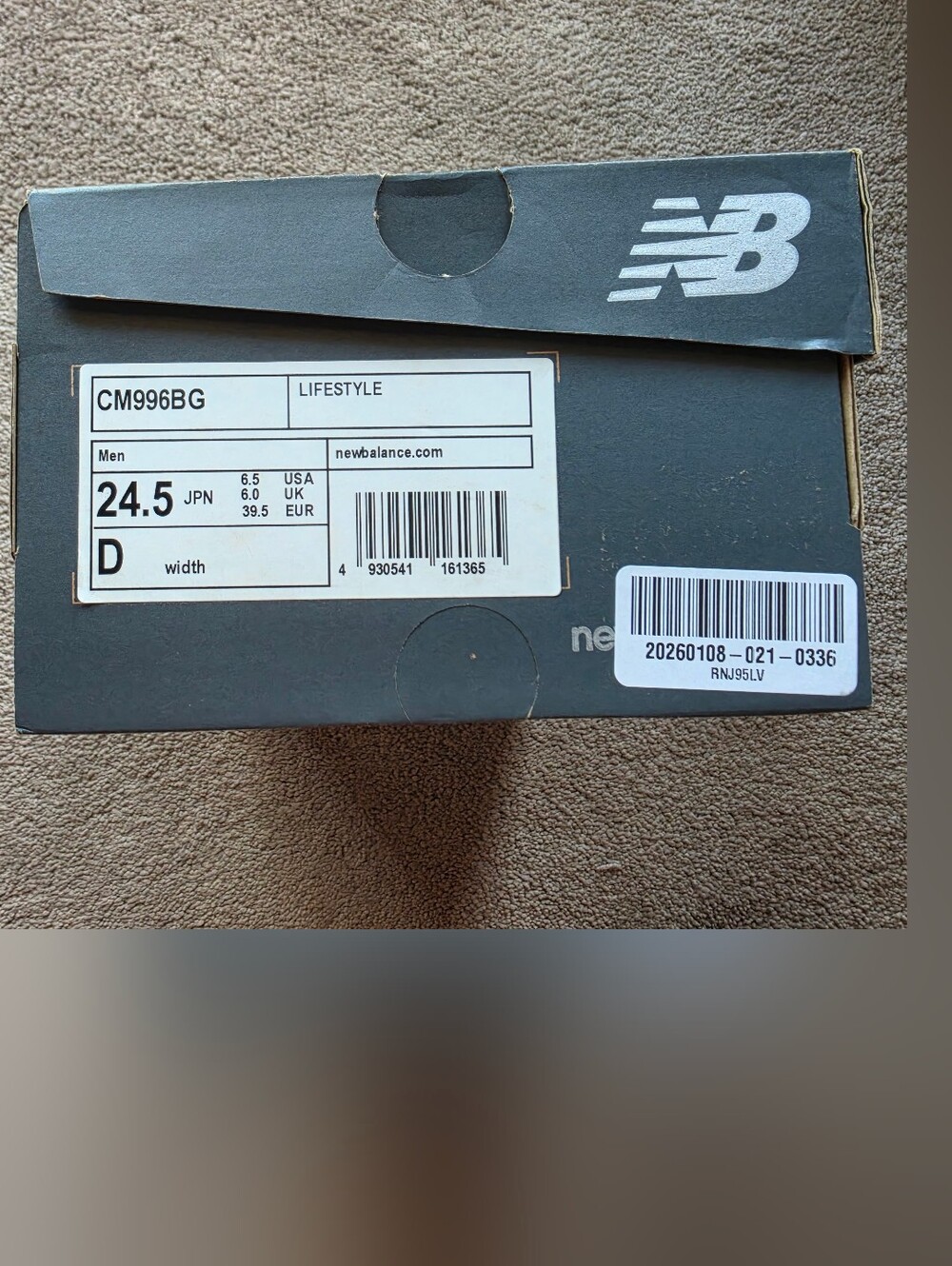 New Balance 996 'Grey Silver' CM996B Size 8 Women/ 6.5 Men D $122 NEW - Picture 14 of 16